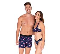 Warriors & Scholars W&S Matching Underwear for Couples - Couples Matching Undies, Cherry Hearts, Boxer Briefs, Cherry Hearts, XS