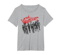 Warriors The Gang T-Shirt, Women's Plus, Heather Grey, 3X