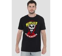 Warriors The Rogues T Shirt, Black Top Gun Black 5XL