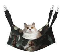 Warriors With Axes And Shields Printed Pet Hammock - Sleeping Hammock For Cats, Rabbits, Ferrets, Puppies, Small Animals