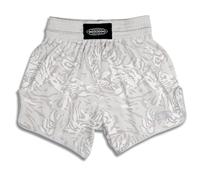 WARRIORWRLD Muay Thai Shorts - Hypr FLX Muay Thai Shorts for Men and Women-Breathable and Lightweight Shorts for Fighting, Pantera Lux, Small