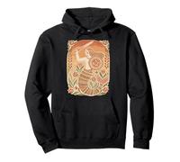 Warsaw Mermaid Folk Art Polska Myth Warrior Pullover Hoodie