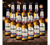 Warsteiner Fresh Alcohol Free German Pilsner 330ml Bottles - 0.0% ABV (12 Pack) German Beer Gifts for Men and Women, Beer Gift Set, Birthday Beer, Craft Beer Gift Set, Lager Gift Set, World Beers