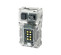 WARSUN DC08 Swivial LED Flashlight Rechargeable, 800 Lumens Mini Work Lihgt, Small EDC Flashlight Clip On with Back Clip, Magnetic Flashlight, for Emergency, Walk Dog, Working, Hiking, Camping