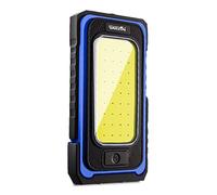 WARSUN Led Work Light Rechargeable, Portable Magnetic Work Light, LED Flood Light Waterproof for Outdoor Camping Hiking Emergency Car Repair (USB Charging, Blue)
