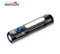 Warsun Powerful LED Flashlight Multifunctional Outdoor Rechargeable Torch Light Portable Lantern Hand Lamp With Magnet