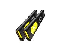 WARSUN Compact Multi-Mode Pocket LED Flashlight - 675LM, USB-C Rechargeable, IPX4, Dual Material, Red/Blue Strobe, for Everyday Carry & Travel (2 Pack)