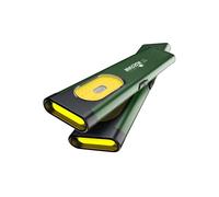 WARSUN T7 Pro EDC Torch, 400 Lumens Compact Pocket Flashlight, USB-C Rechargeable, IPX4 Water Resistant, Dual Material Body, Red & Blue Strobe Light (2, Green)