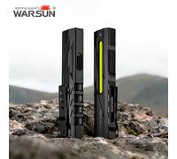 Warsun T9PRO LED Keychain Flashlight 1500Lm Portable Mini Torch Light Pocket Lantern with Magnet Flood Work Light