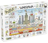 Warszawa Puzzle 1000 Elementów Z Rysunkiem Andrzeja Mleczko Polish Puzzles MDR