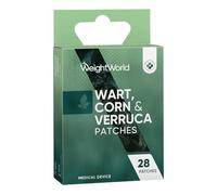 Wart, Corn & Verruca Patches - Pack of 28 Patches - Added Salicylic Acid - Safe & Effective - Wart Remover for Hands & Corn Remover for Feet - Not Verruca Freeze Removal & Wart Cream