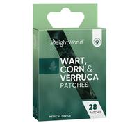 Wart Removal Patches - 28 Patches - Painless Wart, Verruca & Corn Removal for Hands & Feet