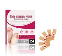 Wart Remover,24pcs Verruca Treatment Corn Plasters for Kids Adults,Corn Callus Remover for Feet Toes Hands,Effective Deep Verruca Removal Pads Patches,Pain Relief Wart Plaster,Repair Skin,Easy to Use