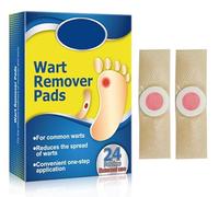 Wart Remover Pads, Foot Corn Remover Patch, Removal Pads for Relief Corn Pain and Foot Care, Corn Plasters with Hole for Feet, Hand, Toe 24 Pcs