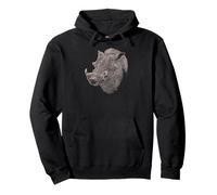 Warthog Wild Pig Hog Wildlife Wilderness Animals Warthogs Pullover Hoodie