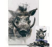 Warthog Wilderness 1000 Pieces Puzzles for Teenagers Memory Training Peaceful Escape Flawless Cut Winter Gift (50x75cm)