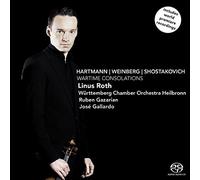 Wartime Consolations - Hartmann, Weinberg, Shostakovich By Wurttemberg Chamber Orchestra Heilbronn & Ruben Gazarian Linus Roth (2015-07-10)