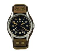 WARTIME | WW2 Military Watch - Vintage Luftwaffe Watch, Automatic Movement with Genuine Leather Strap and 10 ATM Water Resistant. The Perfect WW2 Memorabilia. Mens Watches for Ever