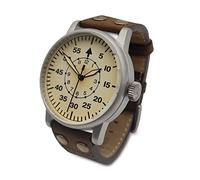 WARTIME | WW2 Military Watch - Vintage Luftwaffe Watch, Swiss-Quartz Movement with Genuine Leather Strap and 10 ATM Water Resistant. The Perfect WW2 Memorabilia. Mens Watches for Ever, Luftwaffe PILOT