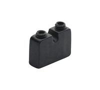 Warwick 3D bridge saddle insert block for Warwick 2-piece 3D bridge, narrow slot.