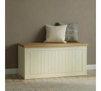 Warwick Blanket Box - Cream and Oak