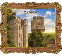 Warwick Castle UK Fridge Magnets Travel Souvenir Refrigerator Decoration Magnet