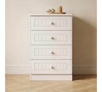Warwick Chest - 4 Drawer - Midi - White