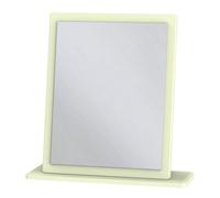 Warwick Cream Oak Effect Rectangular Wall-Mounted Framed Mirror, (H)50.5Cm (W)48Cm