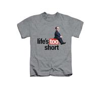 Warwick Davis, Life is Too Short Meme Iconic Viral Trending Tee T-Shirt Funny Unisex T Shirt Top Heather Grey