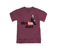 Warwick Davis, Life is Too Short Meme Iconic Viral Trending Tee T-Shirt Funny Unisex T Shirt Top Maroon
