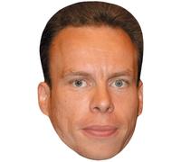 Warwick Davis (Stern) Celebrity Mask, Flat Card Face, Fancy Dress Mask