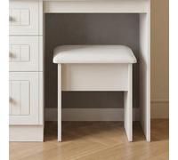 Warwick Dressing Stool - Padded - White
