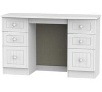 Warwick Dressing Table - 6 Drawer - Double - White