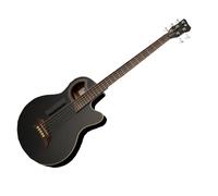 Warwick RockBass Alien Deluxe Hybrid Thinline 5 String Acoustic Bass Solid Black