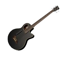 Warwick RockBass Alien Deluxe Hybrid Thinline 5 String Acoustic Bass Solid Black