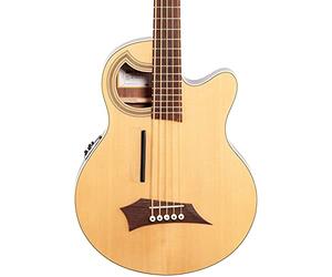 Warwick RockBass Alien Deluxe Hybrid Thinline - Natural Transparent Satin