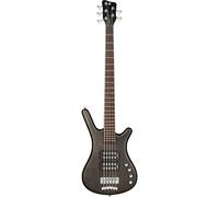 Warwick RockBass Corvette $$ 5-String Nirvana Black Transparent Satin 5-String Electric Bass Guitar with Gig Bag