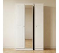 Warwick Wardrobe - 3 Door - 1 Mirror - Tall - Triple - White