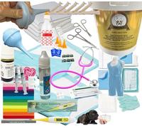 Warwick Whelping Boxes Gold Standard Whelping Kit for Puppies & 250g Puppy Milk Hook n Loop ID Bands, Sterile Forceps, Sterile Cord Clamps, Sterile Aspirator Mucus Extractor