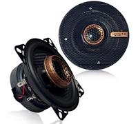 Warzone 2X WZ40PTi 4-Inch Super Coaxial Speaker Pair, 4 Ohm, 350W Max, 80W RMS, 90dB Sensitivity, Ferrite Magnet Woofer & PEI Dome Tweeter for Pro Car Audio
