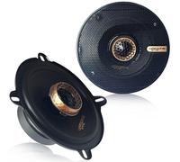 Warzone 2X WZ52PTi 5-Inch Super Coaxial Speaker Pair, 4 Ohm, 380W Max, 100W RMS, 90dB Sensitivity, Ferrite Woofer & PEI Dome Tweeter for Pro Car Audio