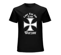 Warzone Band Printed Tee Graphic Short-Sleeve for Men Short Sleeve T-Shirt Black XL