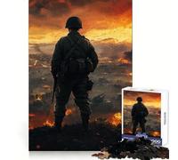 Warzone Battlefield 1000 Piece Teenager Puzzles Logic Ability Peaceful Recreation Crisp Edges Memorable Gift (50x75cm)