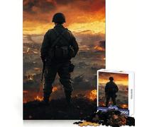 Warzone Battlefield 1000 Pieces Jigsaw Puzzles for Adults Brain Strength Peaceful Recreation Firm Interlock Best Gift (38x52cm)