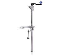WAS 1583 500 Standpipe Stainless Steel Can Opener for Cans up to 50 cm Height, with Adjustable Screw for Table Mounting, 73 cm Height