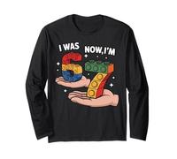 was 6 Now I'm 7 67 Brick Builder Bricks Building Blocks Long Sleeve T-Shirt