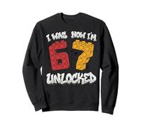 Was 6 Now I'm 7 67 Brick Builder Bricks Building Blocks Sweatshirt
