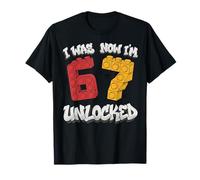 was 6 Now I'm 7 67 Brick Builder Bricks Building Blocks T-Shirt