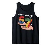 was 6 Now I'm 7 67 Brick Builder Bricks Building Blocks Tank Top