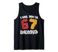 was 6 Now I'm 7 67 Brick Builder Bricks Building Blocks Tank Top